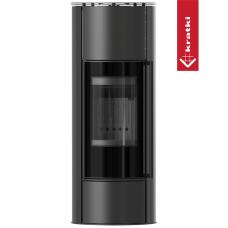 Krbová kamna Kratki PRO ERIK vysoká černý Thermotec