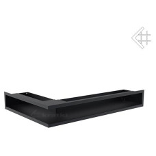 Rohová krbová mřížka LUFT černá LUFT/NP/9/40/C