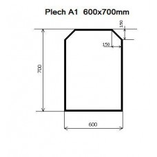 Plech pod kamna A1