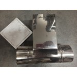 Čistící komínový díl s dvířky průměr 120 mm 15x15 cm