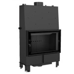 Teplovodní vložka Kratki LUCY 16kW rovná, černé obložení Thermotec